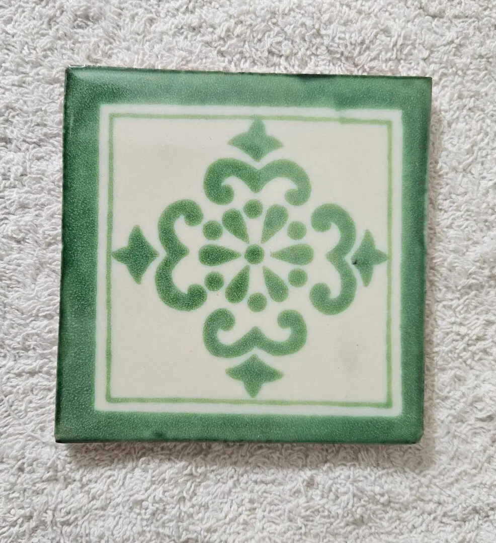 square green decorative ceramic tile