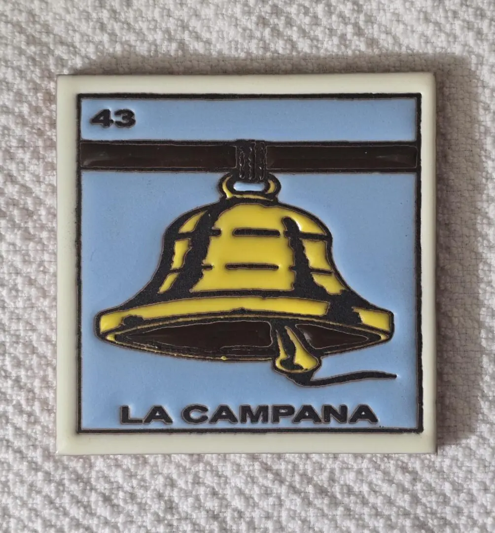 Yellow bell image with "La Campana" text.